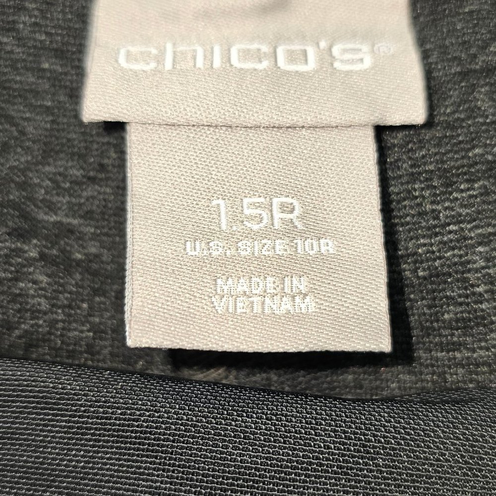 Chico's So Slimming Juliet Solid Gray Straight Po… - image 6